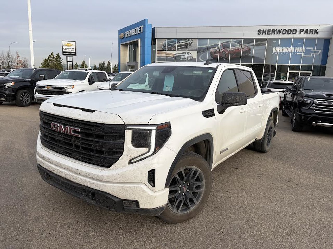 2023 GMC Sierra 1500 4WD Crew Cab 147 Elevation White Sherwood Park - photo #2