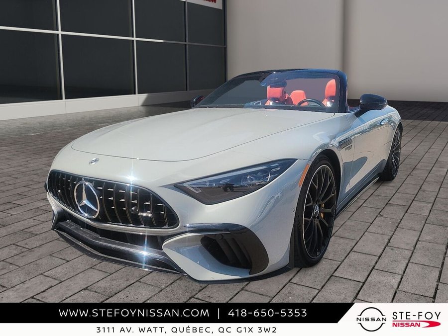 Mercedes-Benz SL SL 63 AMG ROADSTER CUIR ROUGE 2022 Gris