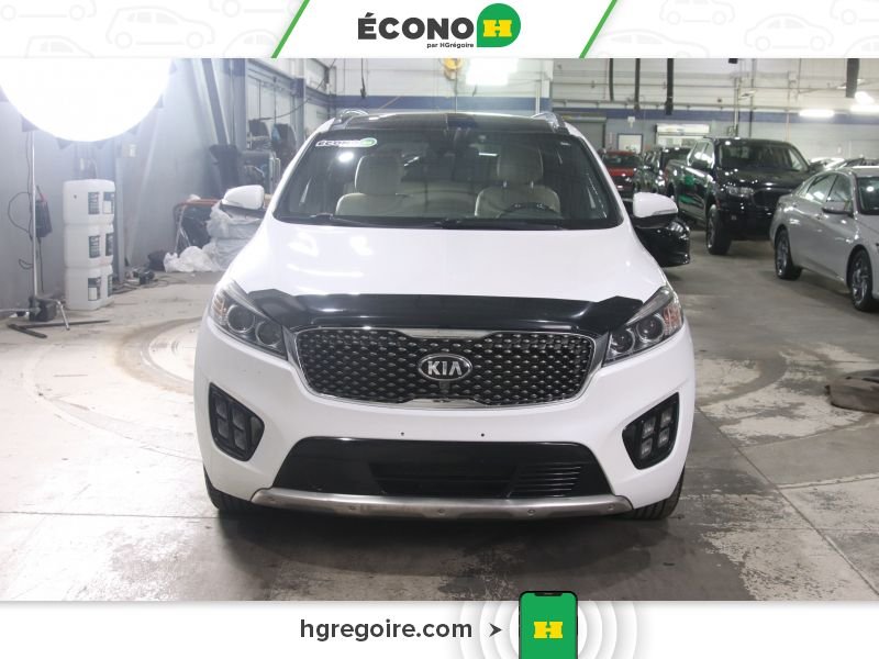 Kia Sorento 821931 | 3.3L SX AWD CUIR TOIT MAGS 7 PASSAGERS 2016 Blanc Laval - photo #1