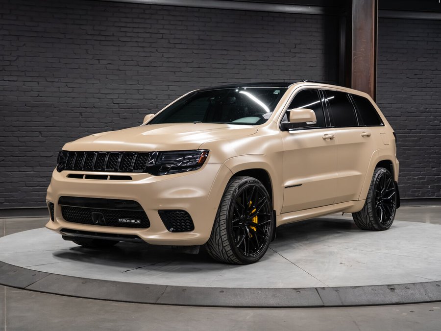 2019 Jeep Grand Cherokee Trackhawk | Custom Vinyl Wrap | Full Stealth PPF | Clean CARFAX White
