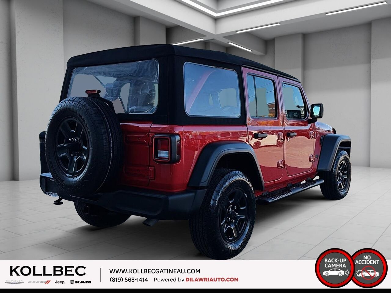 JEEP WRANGLER Sport 4x4 2024 Rouge Ottawa & Gatineau - photo #14