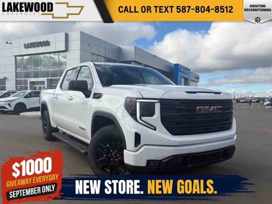 2026 GMC Sierra 1500 Elevation 3.0T Duramax X31 | Heated Leather Bucket Seats White