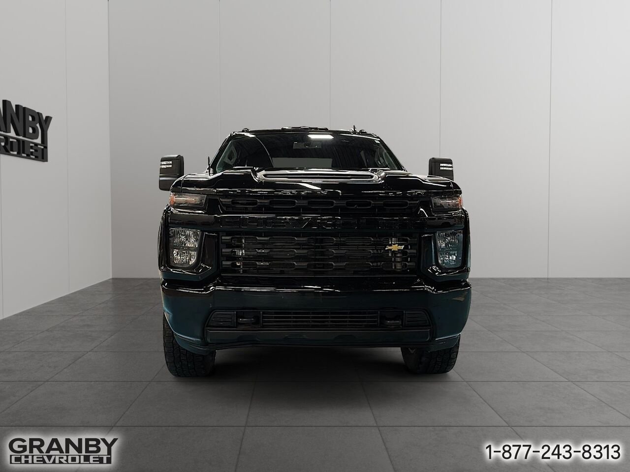 2023 Chevrolet Silverado 2500HD Custom cabine multiplace 4RM 159 po | G3705 Black Granby - photo #1
