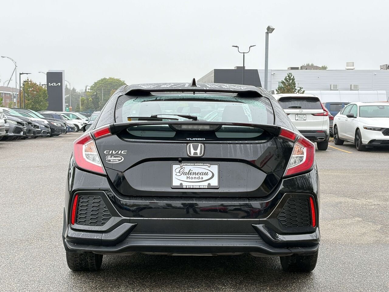 Honda Civic LX 2018 Noir Gatineau - photo #4