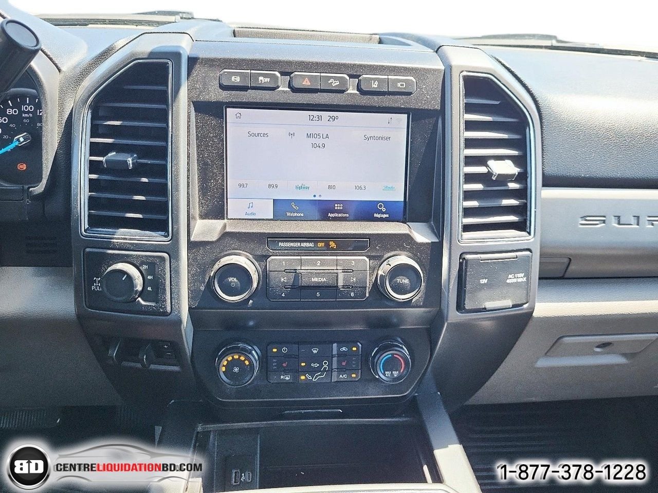 Ford Super Duty F-250 SRW XLT cabine 6 places 4RM caisse de 8 pi | A8703 2020 Rouge Granby - photo #18