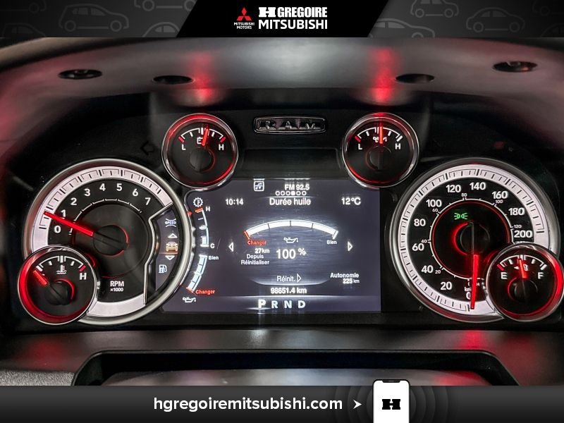 Ram 1500 MA4571 | Warlock * 4x4 * Crew Cab * Mags * Cam * Carplay 2022 Gris Laval - photo #19
