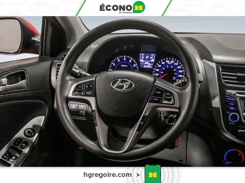 Hyundai Accent 822116 | GL AUTO GR ÉLEC A/C BLUETOOTH 2016 Rouge Laval - photo #14