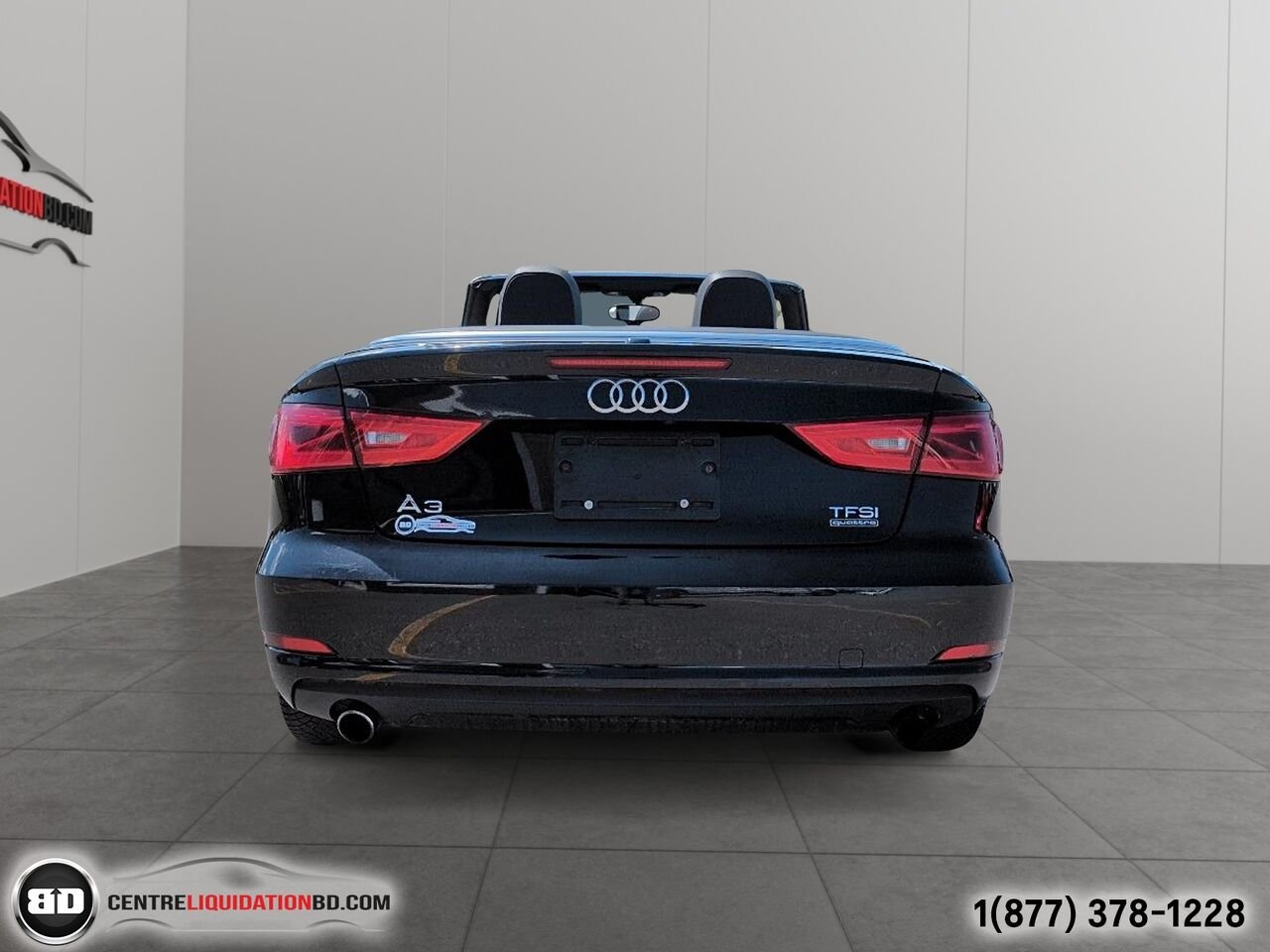 2015 Audi A3 2.0T Progressiv TSI QUATTRO CONVERTIBLE | BD0240 Black Granby - photo #6