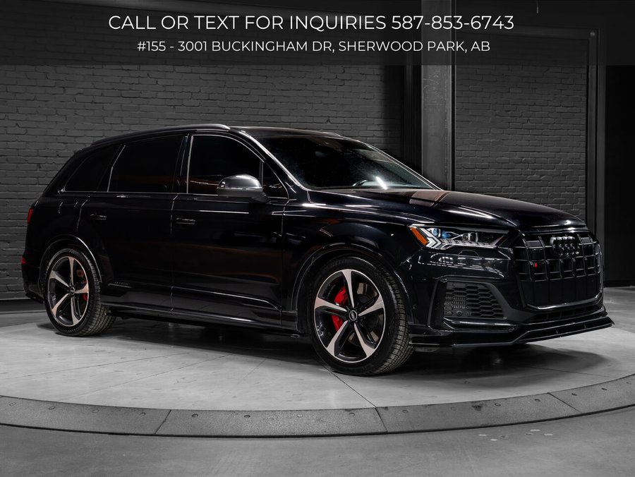 2021 Audi SQ7 Premium Plus | APR Tune | Carbon Fiber Intake | Maxton Design Body Kit | Diamond Stitching Seats Black