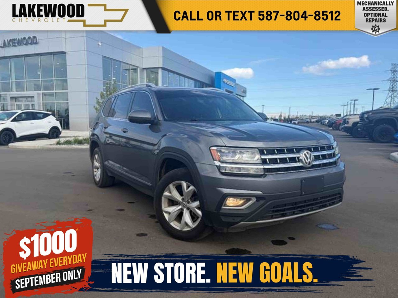 2018 Volkswagen Atlas Execline 3.6 FSI 4MOTION Grey Sherwood Park - photo #0