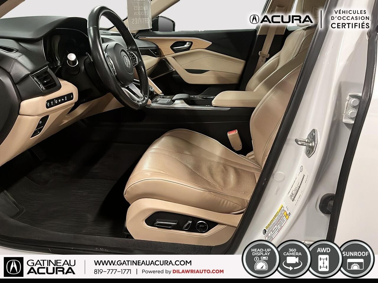 2021 Acura TLX Platinum Élite berline SH-AWD White Gatineau - photo #24