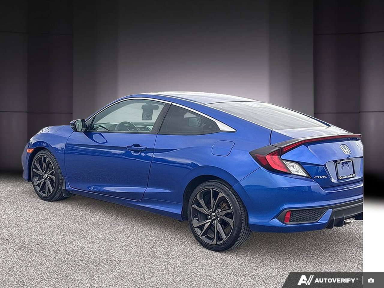 Honda Civic Coupe 2HGFC4B86KH401466 2019 Bleu Mirabel - photo #2