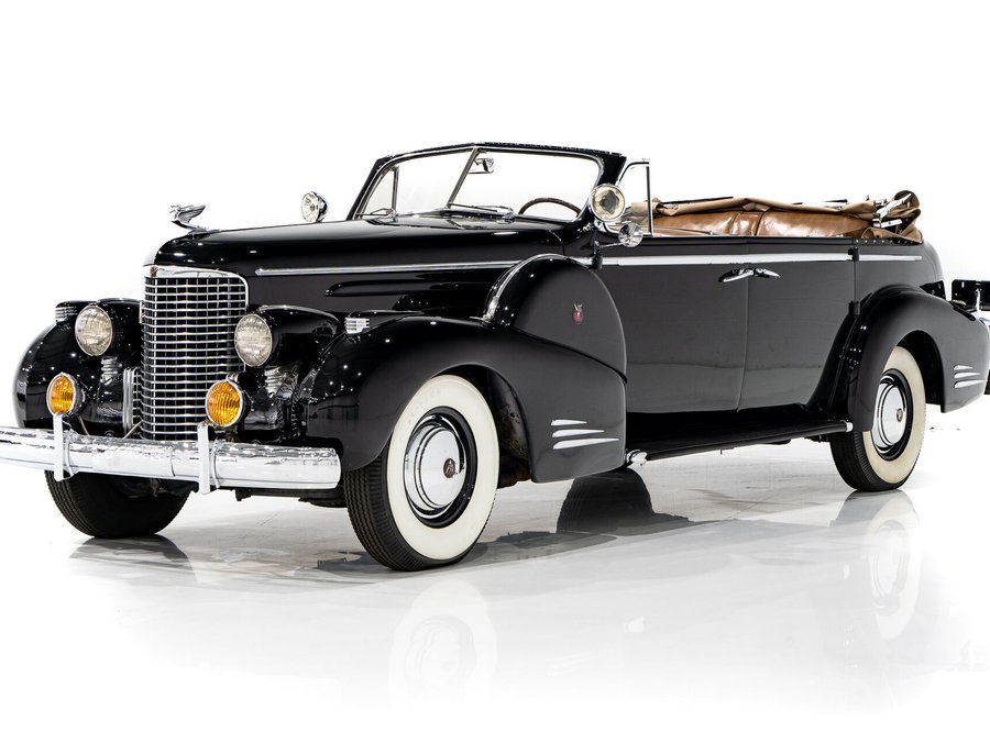 1938 Cadillac Series 90 **PRICE IN USD**1 of 13 V16 Black