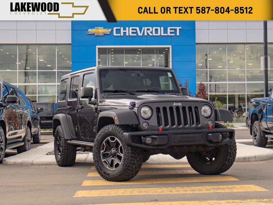 2017 Jeep Wrangler Unlimited Rubicon 4x4 3.6L 6 Speed Manual | Hardtop Grey