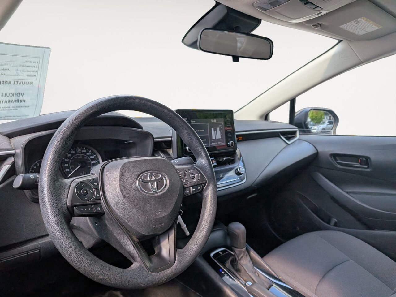 Toyota Corolla L/AC/CAMÉRA DE RECUL/COMMANDES AUDIO AU VOLANT/BLUETOOTH 2022 Noir Sherbrooke - photo #8