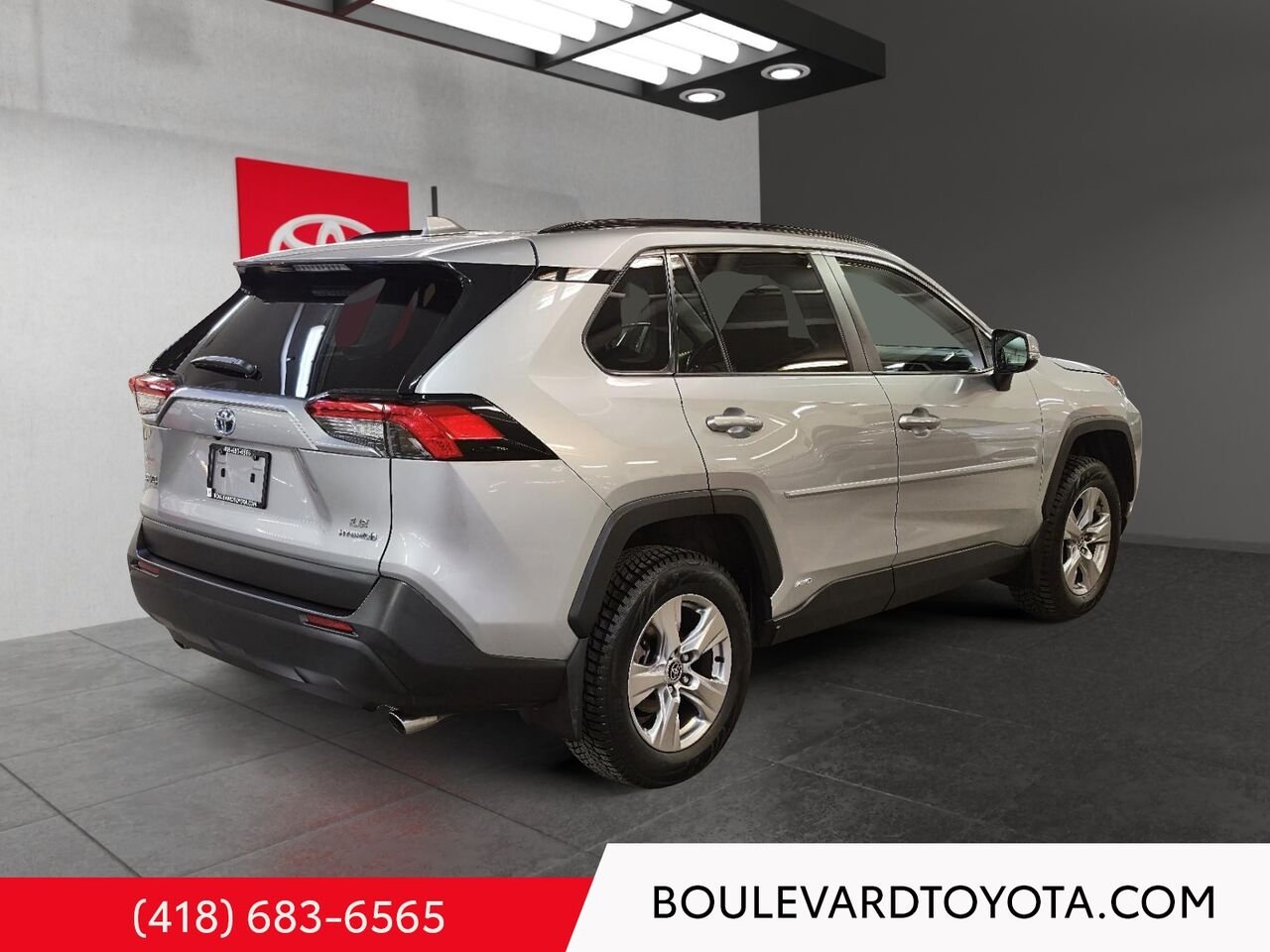 2023 Toyota RAV4 100496A-52 | HYBRIDE, LE, AWD Silver Québec - photo #3