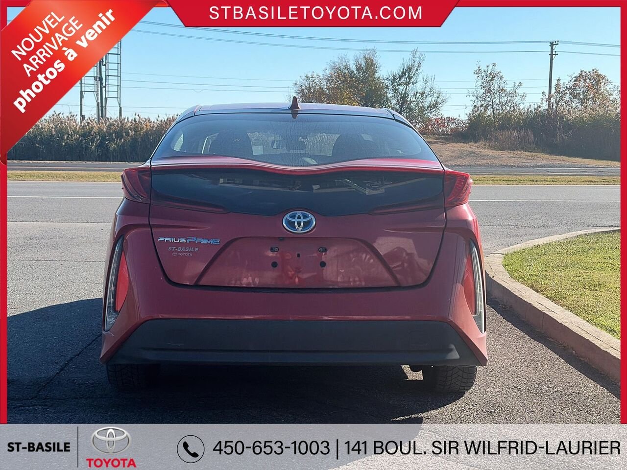 TOYOTA Prius Prime 2022 Rouge Saint-Basile-le-Grand - photo #2