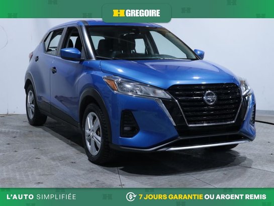 2021 Nissan Kicks S AUTO AC GR ELEC CAM RECULE BLUETOOTH Blue