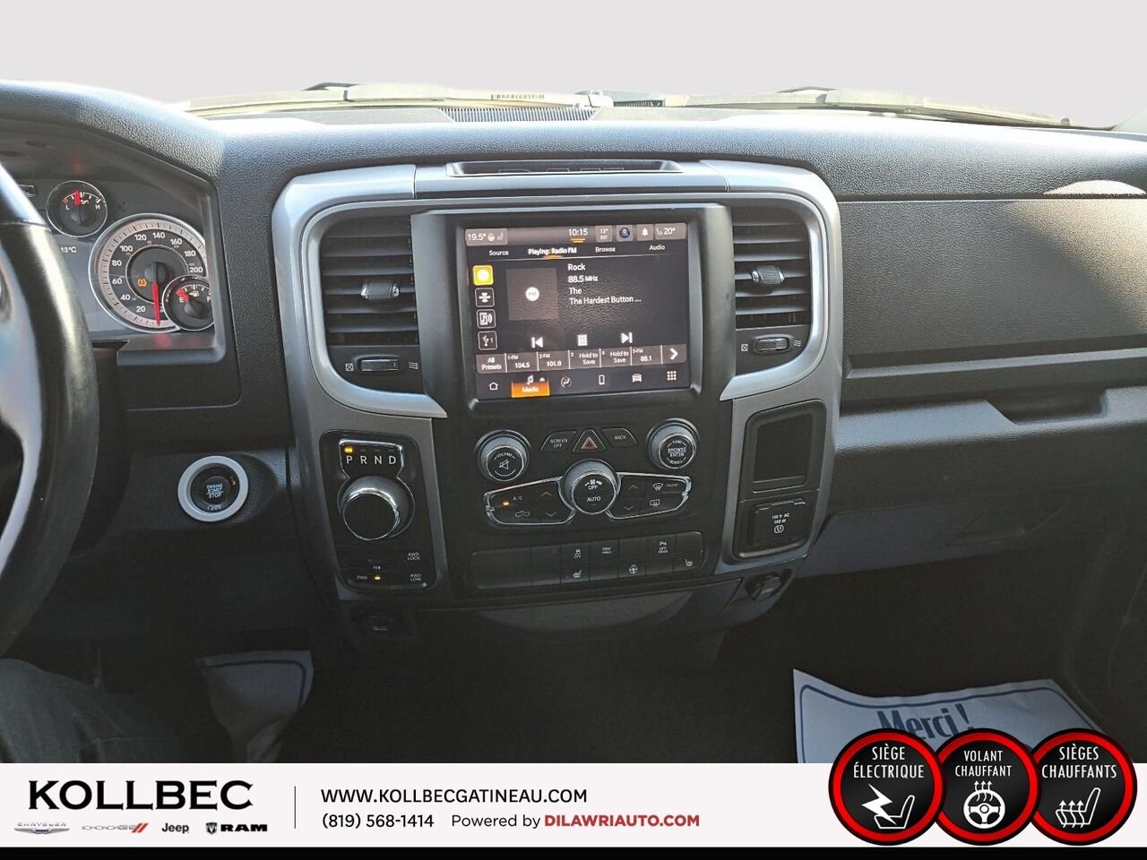 RAM 1500 SLT CrewCab 4x4 2022 Blanc Ottawa & Gatineau - photo #26