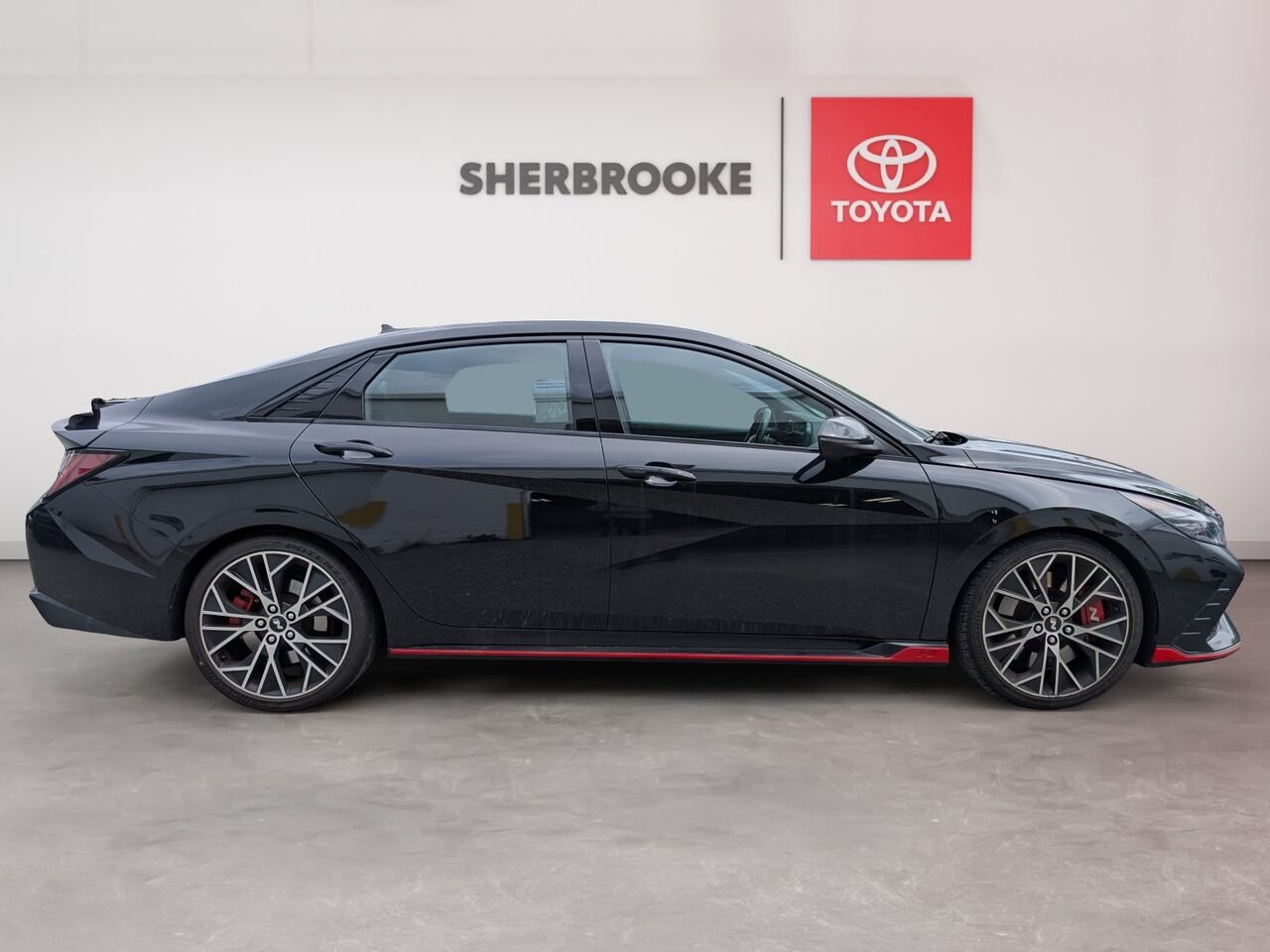 Hyundai Elantra N N/SIÈGES CHAUFFANTS/SIÈGES EN CUIR/AC/TOIT OUVRANT 2023 Noir Sherbrooke - photo #3