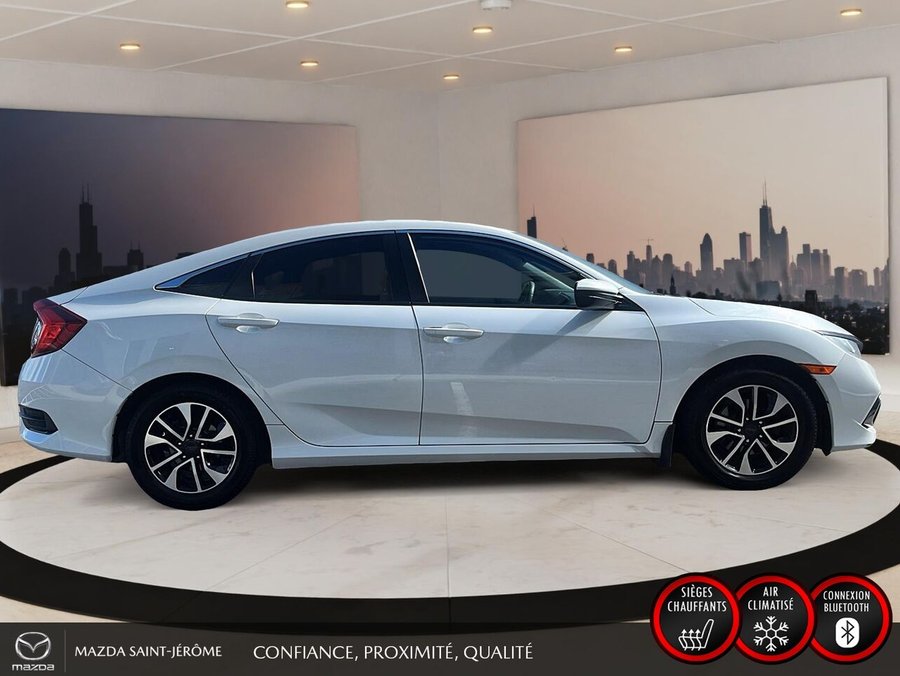 Honda Civic Berline LX | AUTOMATIQUE | MAGS | CAMÉRA DE RECUL | RÉGULATEUR ADAPTATIF 2020 Blanc