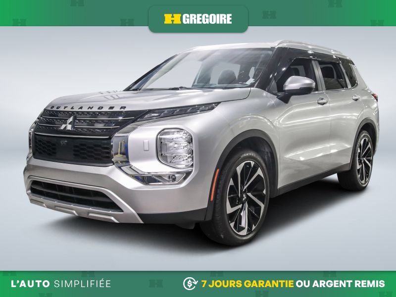 2022 Mitsubishi Outlander LE Premium AWD AUTO A/C MAGS CUIR TOIT NAV CAM REC Grey