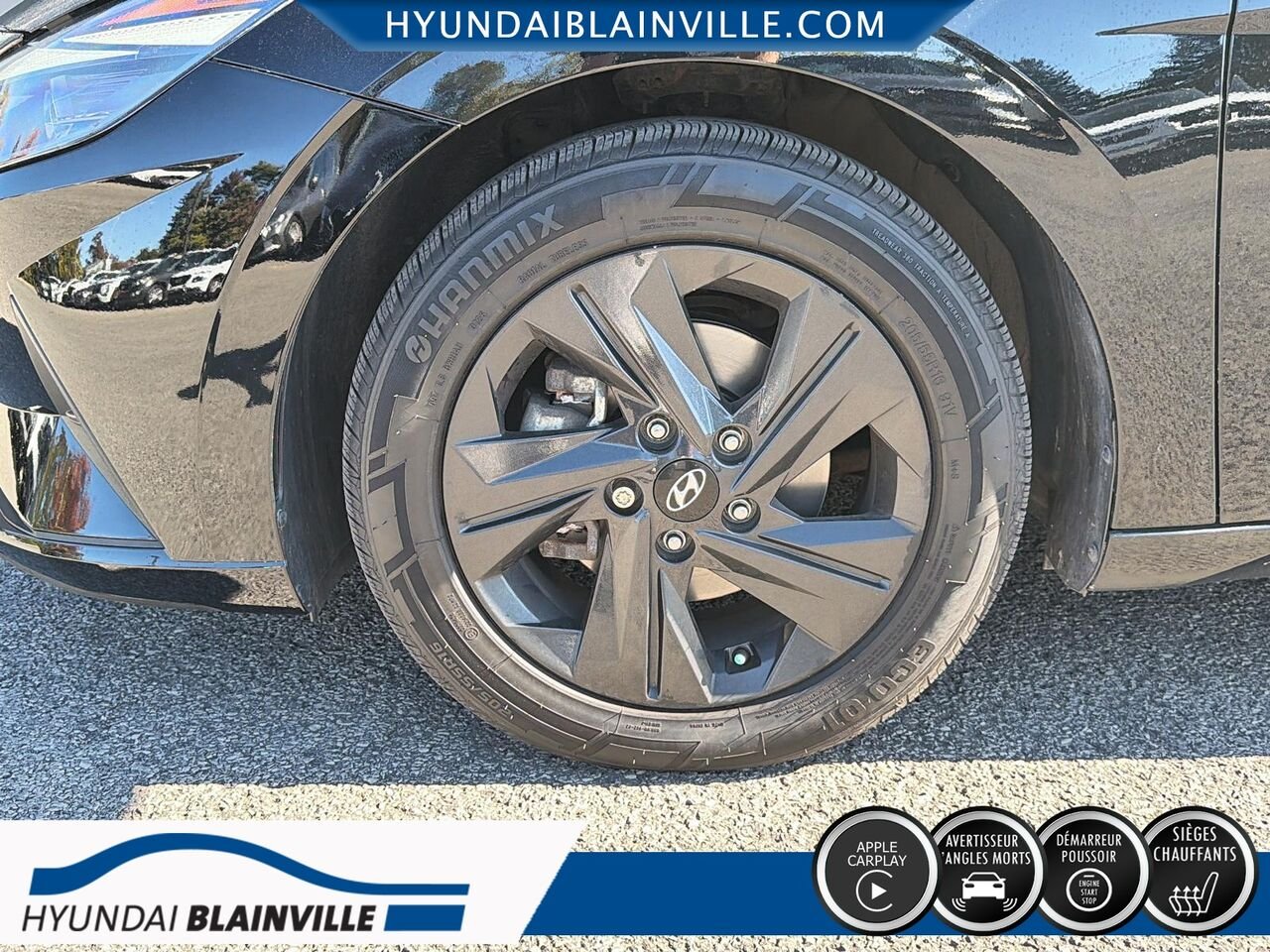 Hyundai Elantra 2021 Noir Blainville - photo #7