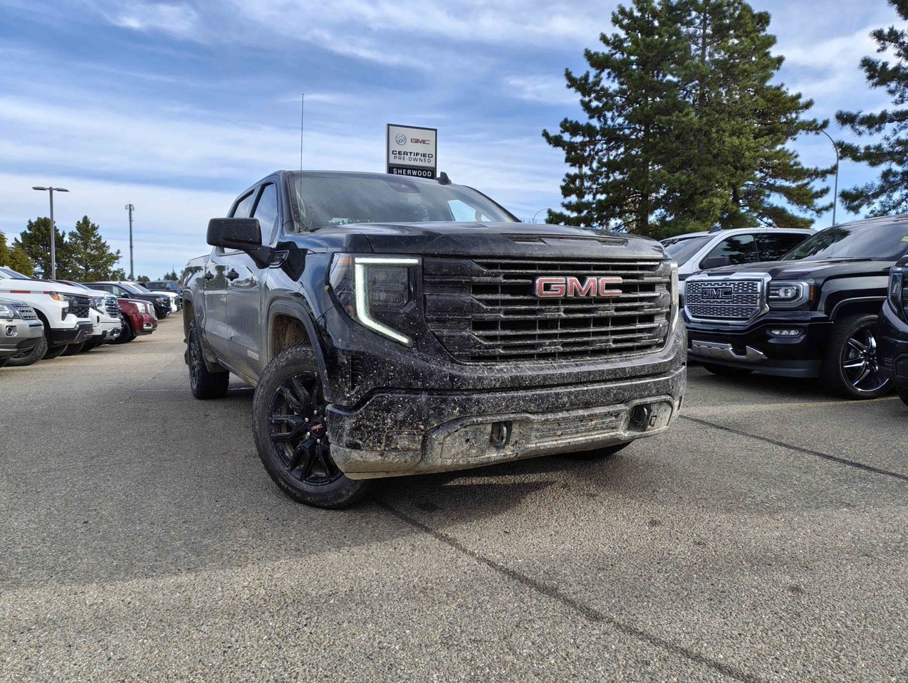 2024 GMC Sierra 1500 4WD Crew Cab 147 Elevation Black Sherwood Park - photo #1