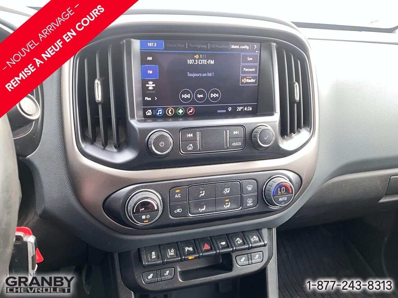2022 Chevrolet Colorado Z71 cabine multiplace 4RM boite 5.2 pi | G3885 Black Granby - photo #13