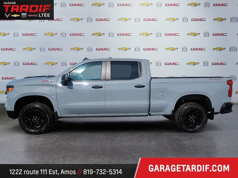 2024 CHEVROLET Silverado 1500 4WD Crew Cab CUTOM TRAIL BOSS Grey