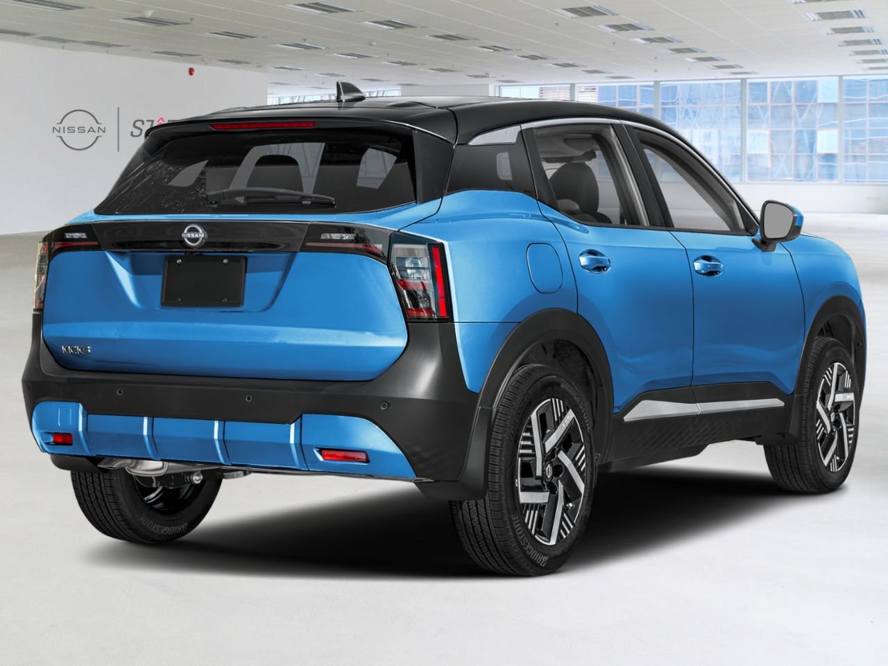 2026 Nissan Kicks Artic Ice Blue Metallic/Super Black Saint-Basile-le-Grand - photo #1