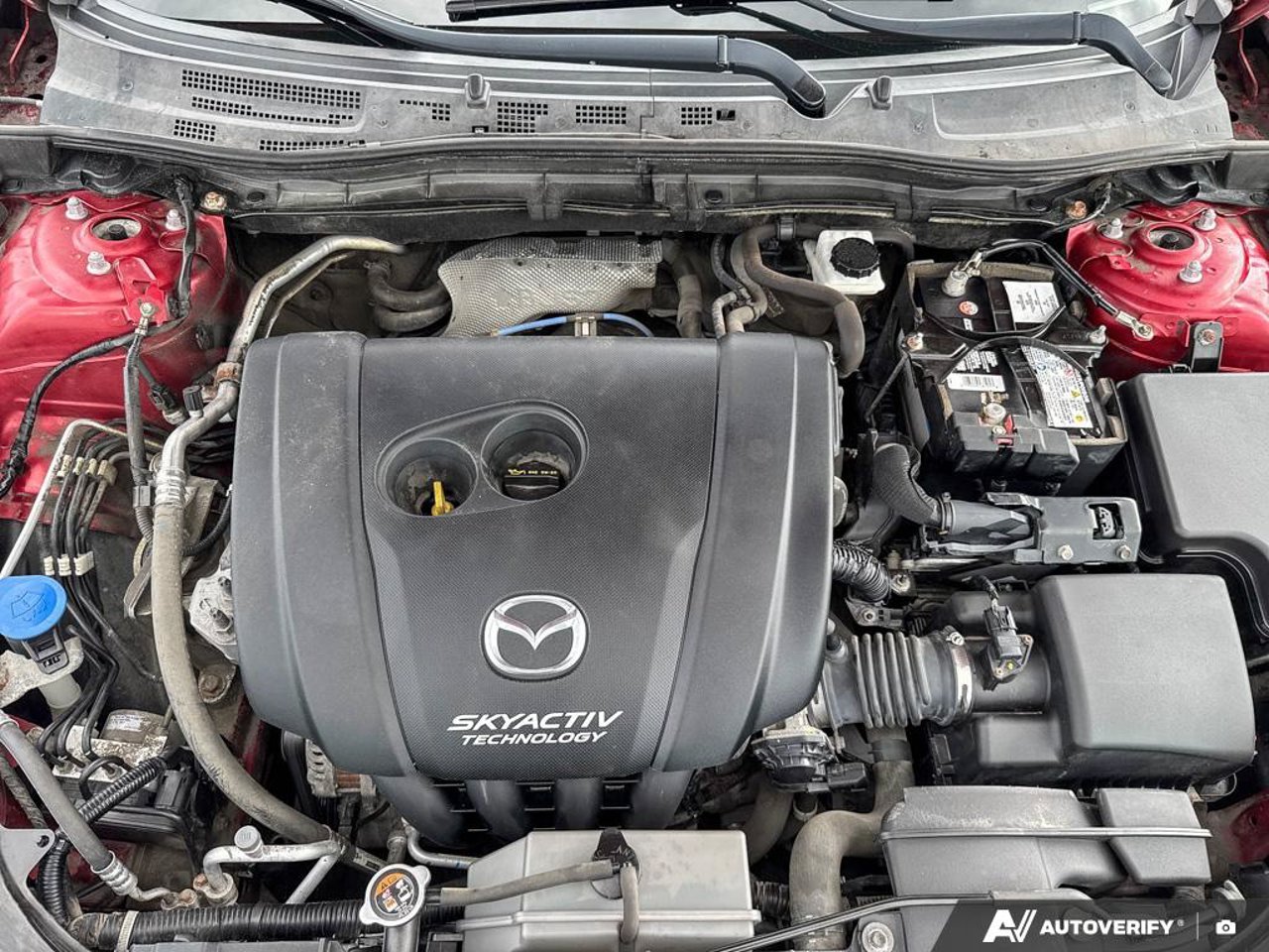 2018 Mazda Mazda3 Sport 3MZBN1L76JM254638 Red Mirabel - photo #12