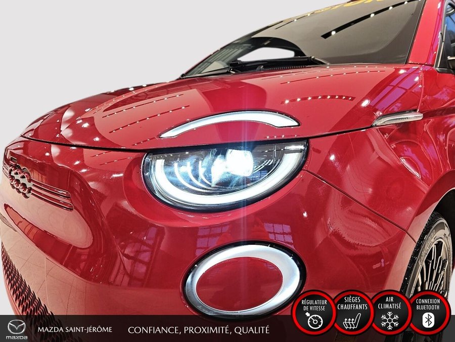 FIAT 500e Édition (RED) | 100 % ÉLECTRIQUE | JAMAIS ACCIDENTÉ 2024 Rouge