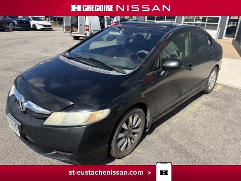 2009 Honda Civic Black Saint-Eustache - photo #5