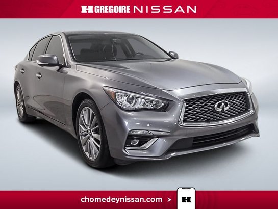 2024 Infiniti Q50 LUXE * AWD * Cuir * Toit * Caméra * Mag Grey