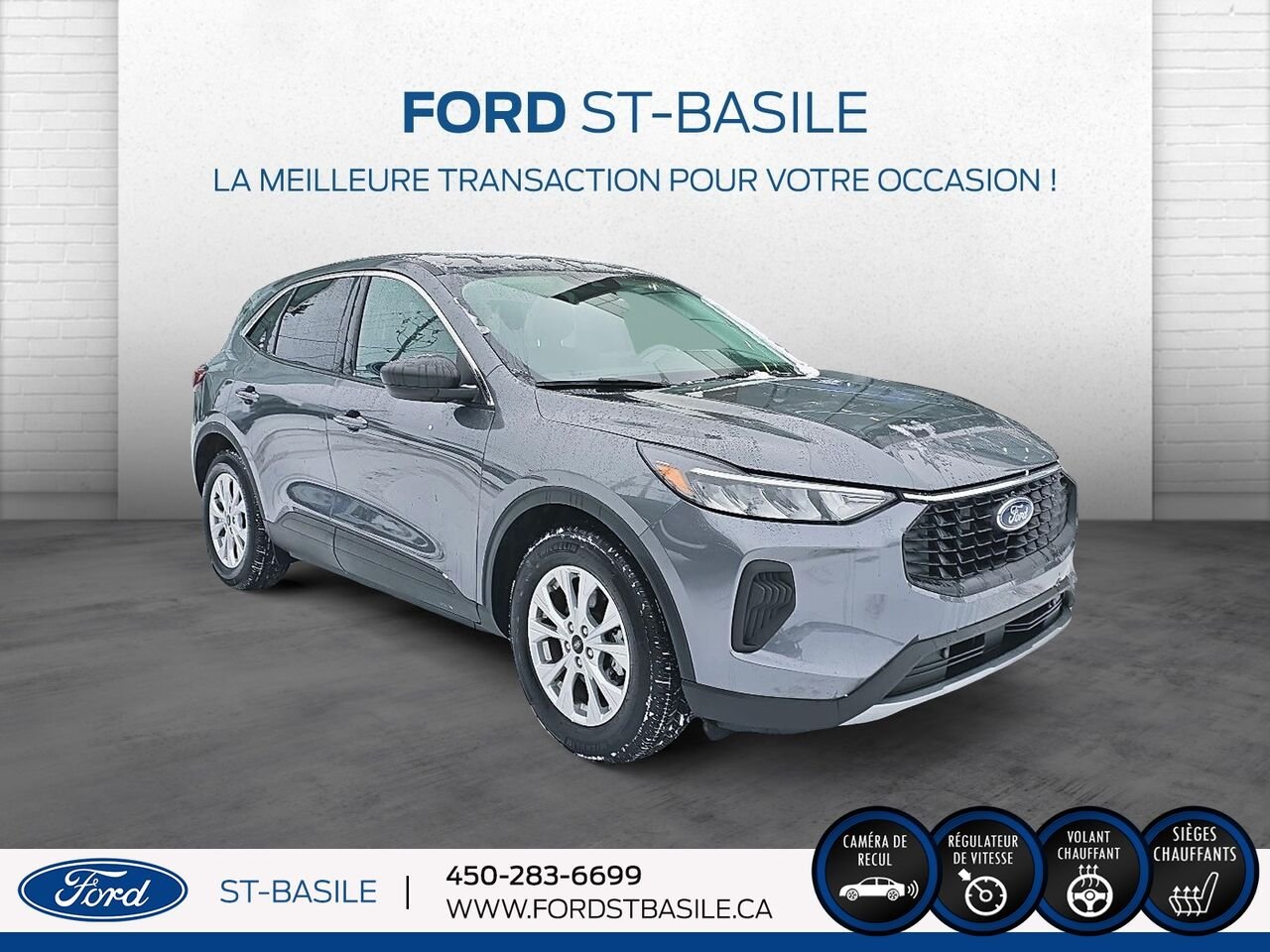 Ford Escape 2023 Gris Saint-Basile-le-Grand - photo #8