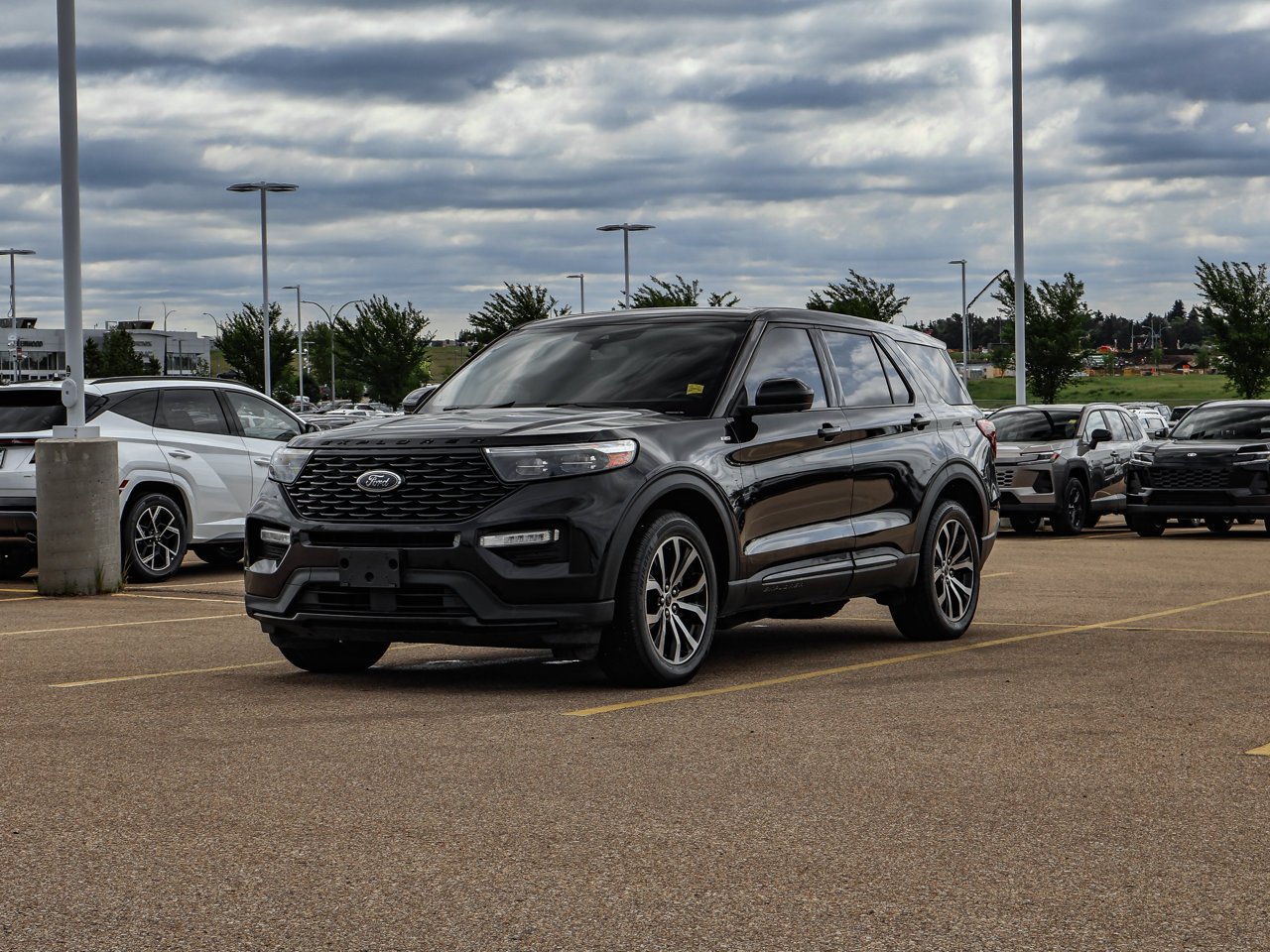 2022 Ford Explorer ST-Line 4WD Black Sherwood Park - photo #3