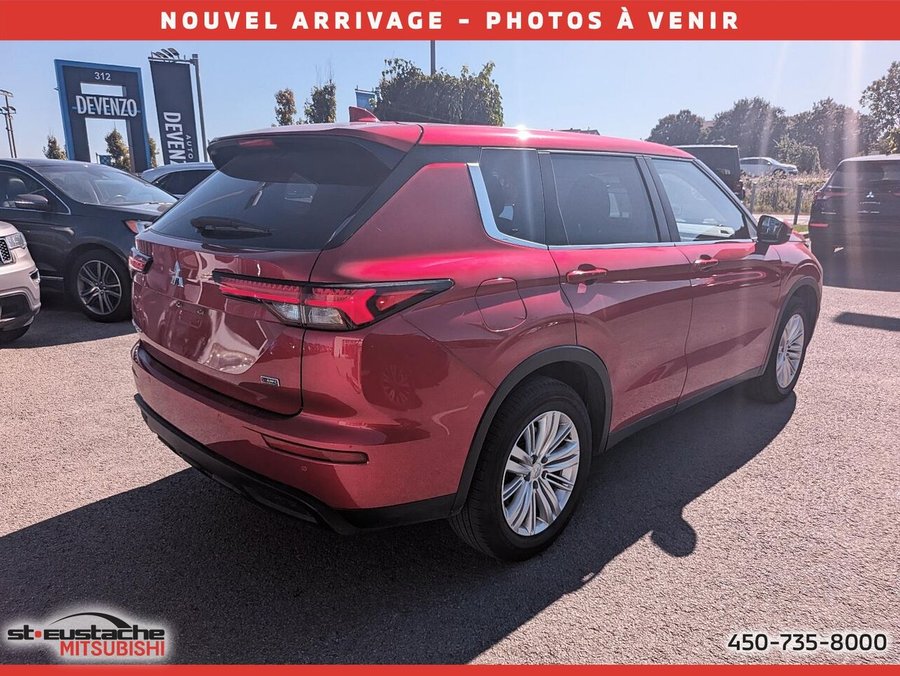 Mitsubishi Outlander ES S-AWC-BANC CHAUFFANT-CAMERA DE RECUL-CARPLAY/ANDROID AUTO 2022 Rouge