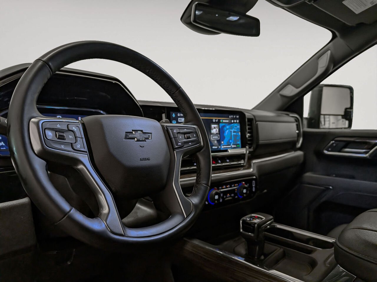 CHEVROLET Silverado 1500 RST Crew Cab Groupe Remorquage Max 3.0 Diesel 2025 Noir Sherbrooke - photo #5