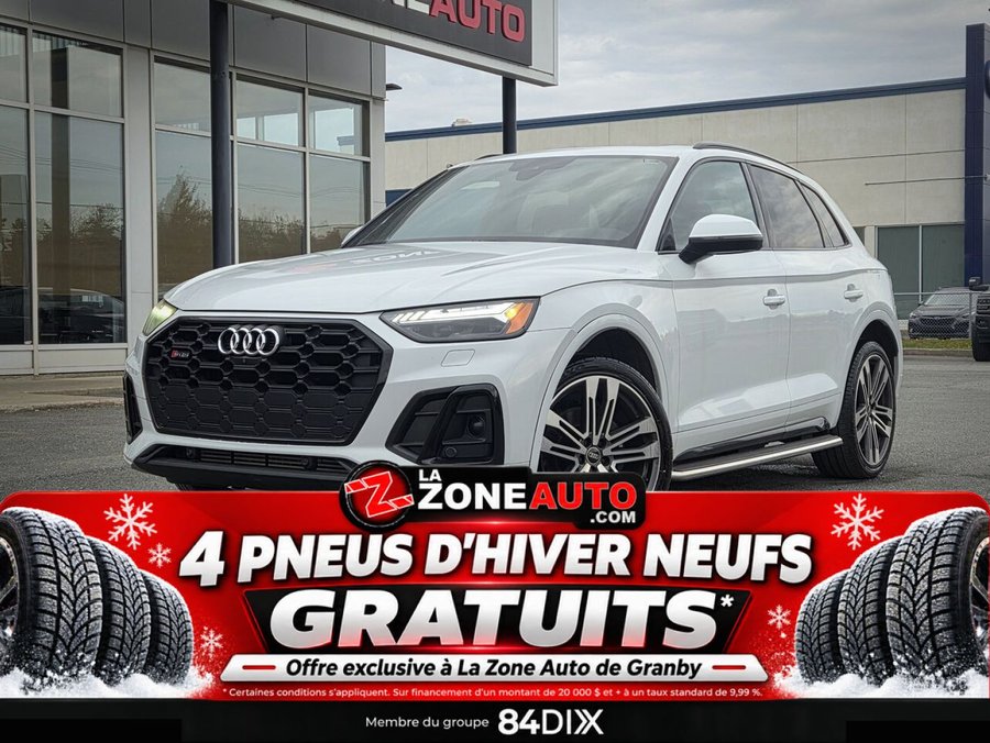 Audi SQ5 Technik Technik + Cuir rouge 2021 Blanc
