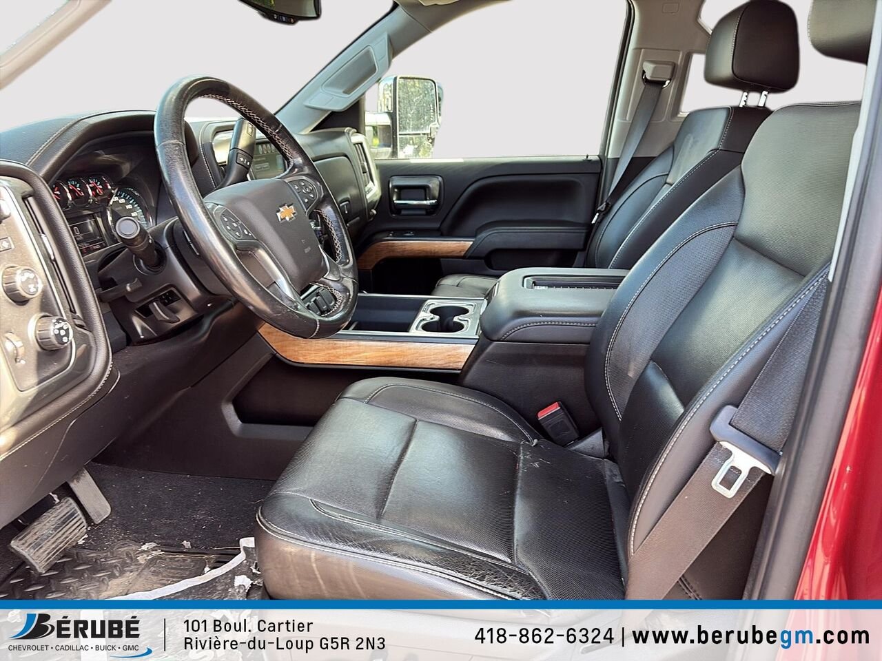 CHEVROLET SILVERADO 2500 4RM, EMP. COURT, CABINE LTZ cabine multiplace 4RM 153,7 po 2019 Rouge Rivière-du-Loup - photo #6