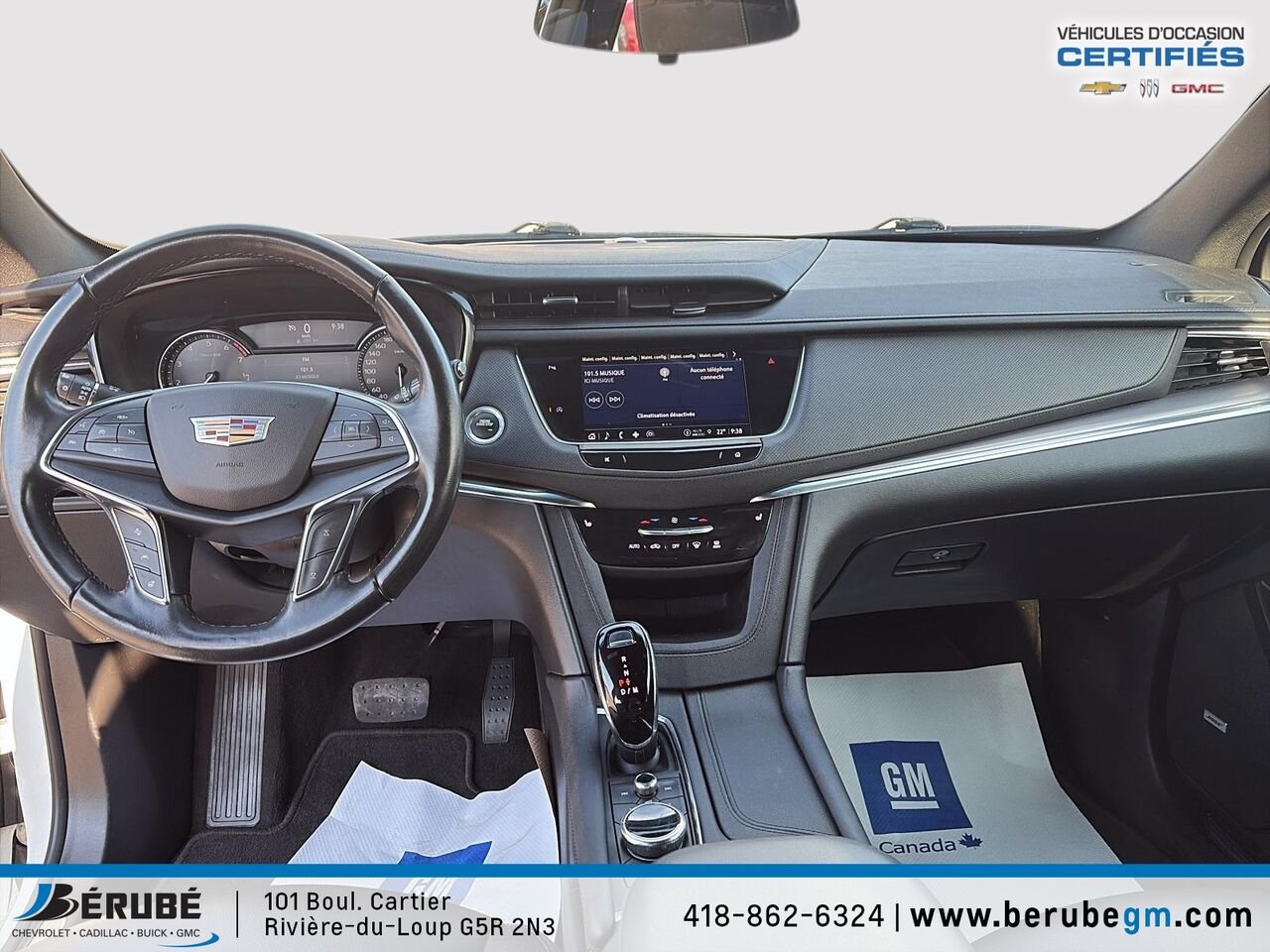 2022 CADILLAC XT5 AWD White Rivière-du-Loup - photo #8