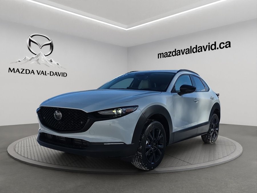 Mazda CX-30 GT turbo, awd, toit ouvrant, Écran 360 degré, Navigation, chargeur sans fil pour cellulaire 2026 Gris aéro métallisé