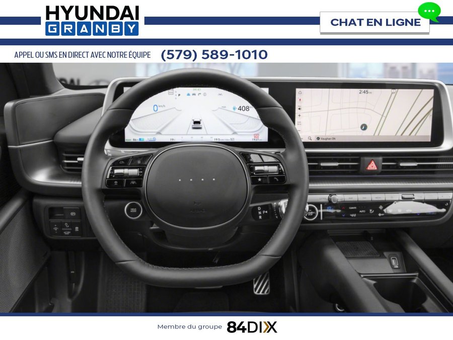 2025 HYUNDAI IONIQ 6 Preferred grande autonomie TI avec ensemble Ultimate Abyss Black