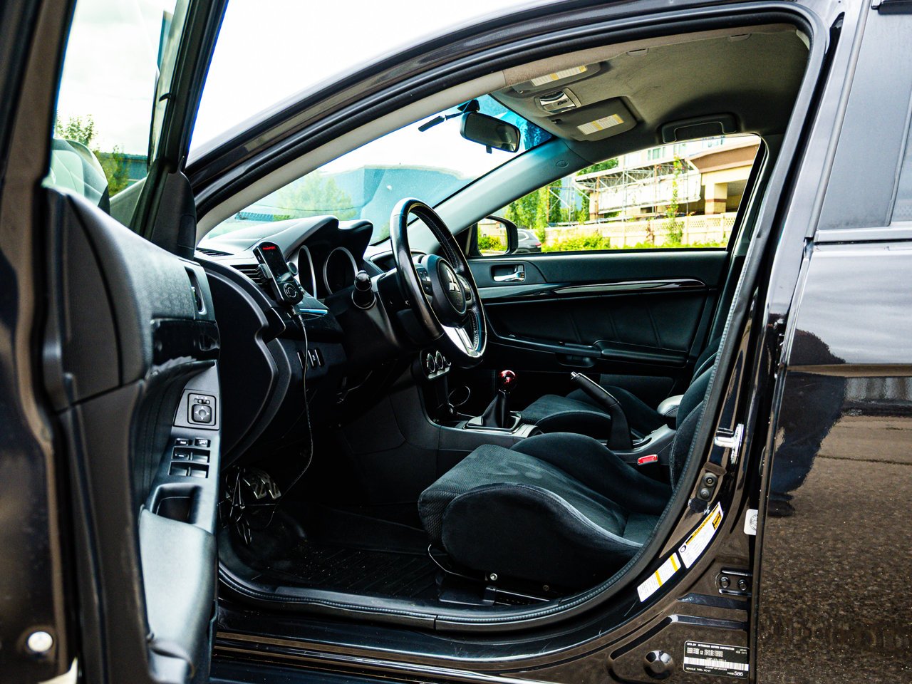 2015 Mitsubishi Lancer Evolution 4dr Sdn GSR Black Sherwood Park - photo #15