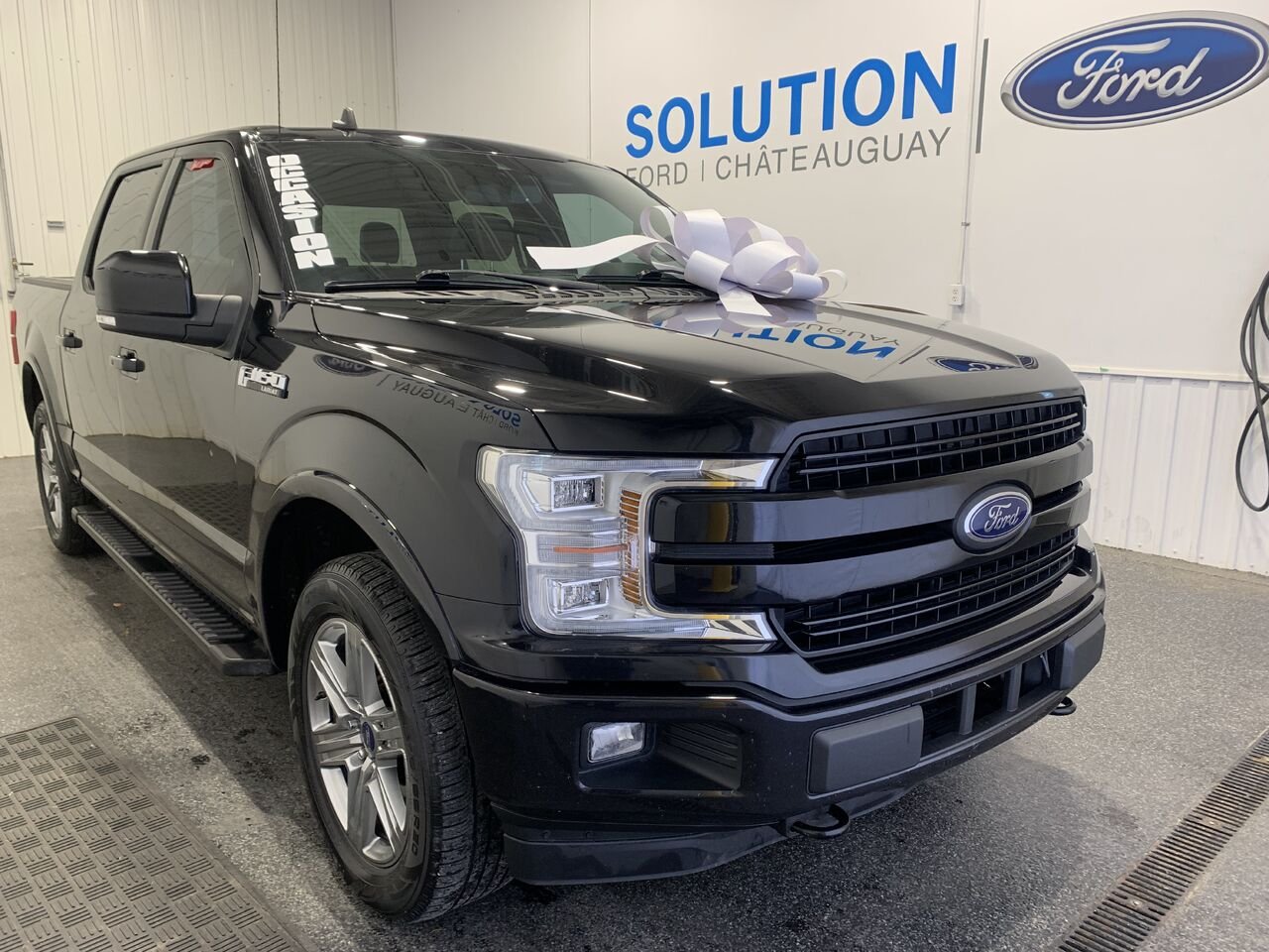 Ford F-150 SUPERCREW LARIAT LARIAT cabine SuperCrew 4RM caisse de 5,5 pi 2019 Noir Châteauguay - photo #6