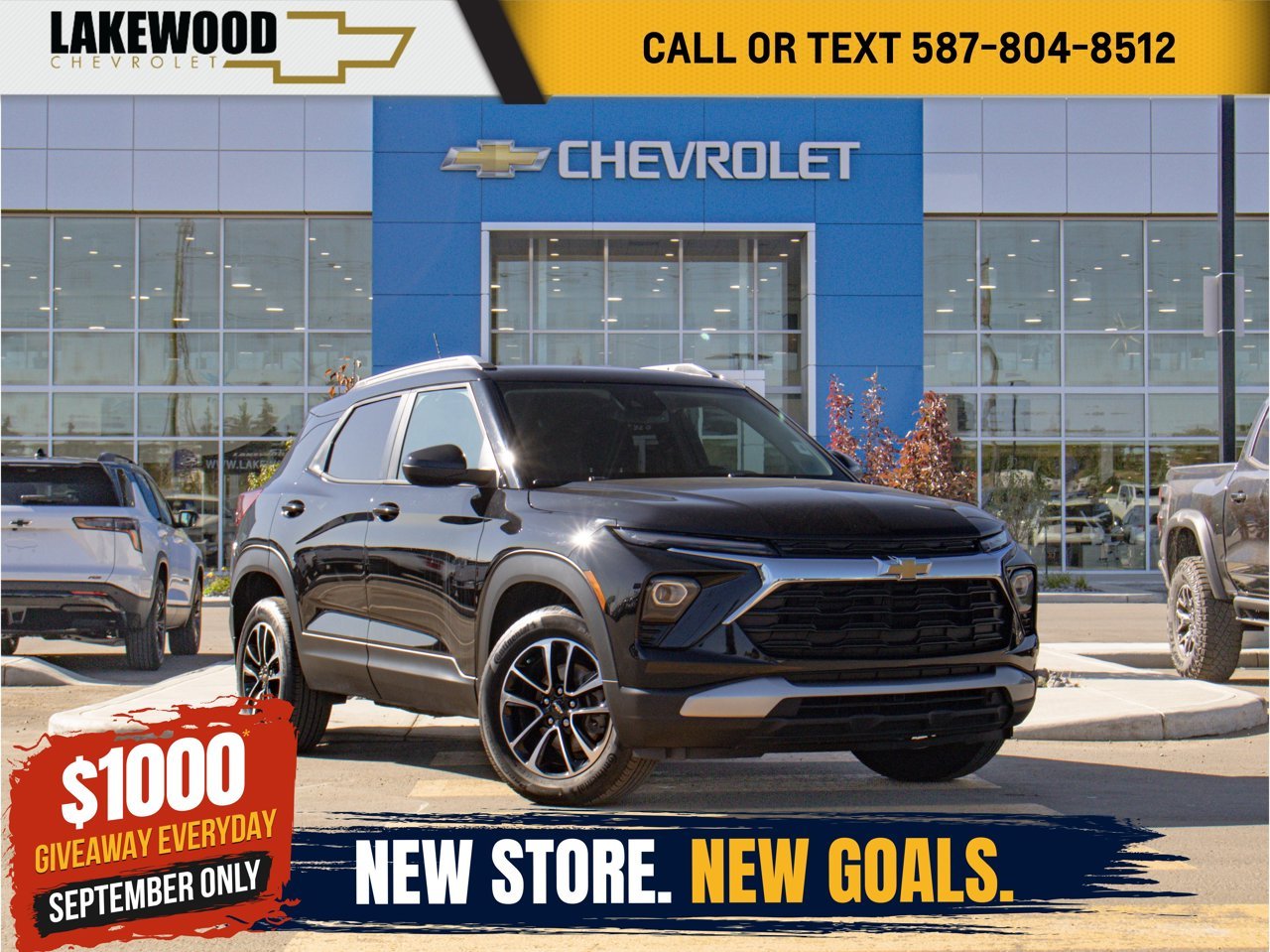 2024 Chevrolet Trailblazer AWD 4dr LT Black Sherwood Park - photo #0