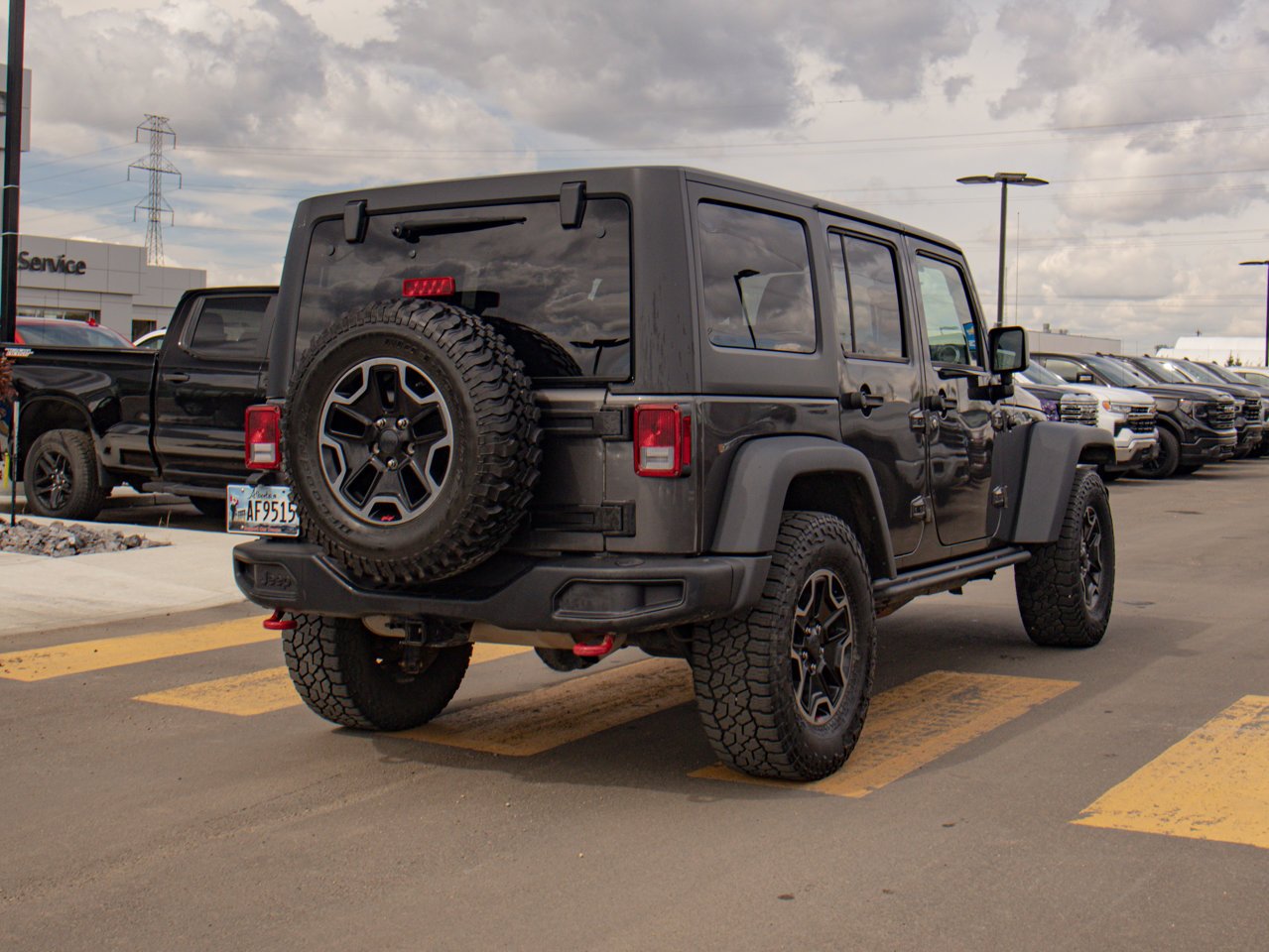 2017 Jeep Wrangler Unlimited 4WD 4dr Rubicon Grey Sherwood Park - photo #9