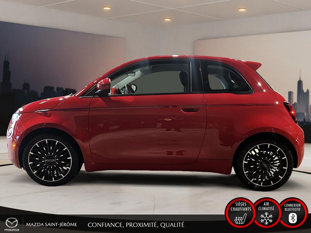 2024 FIAT 500e Édition (RED) | 100 % ÉLECTRIQUE | SEULEMENT 17 026 KM | CARFAX VIERGE Red Saint-Jérôme - photo #10