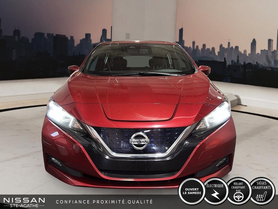 2019 Nissan LEAF S | 100 % ÉLECTRIQUE | VOLANT CHAUFFANT | CAMÉRA DE RECUL | CLIMATISATION AUTOMATIQUE Red
